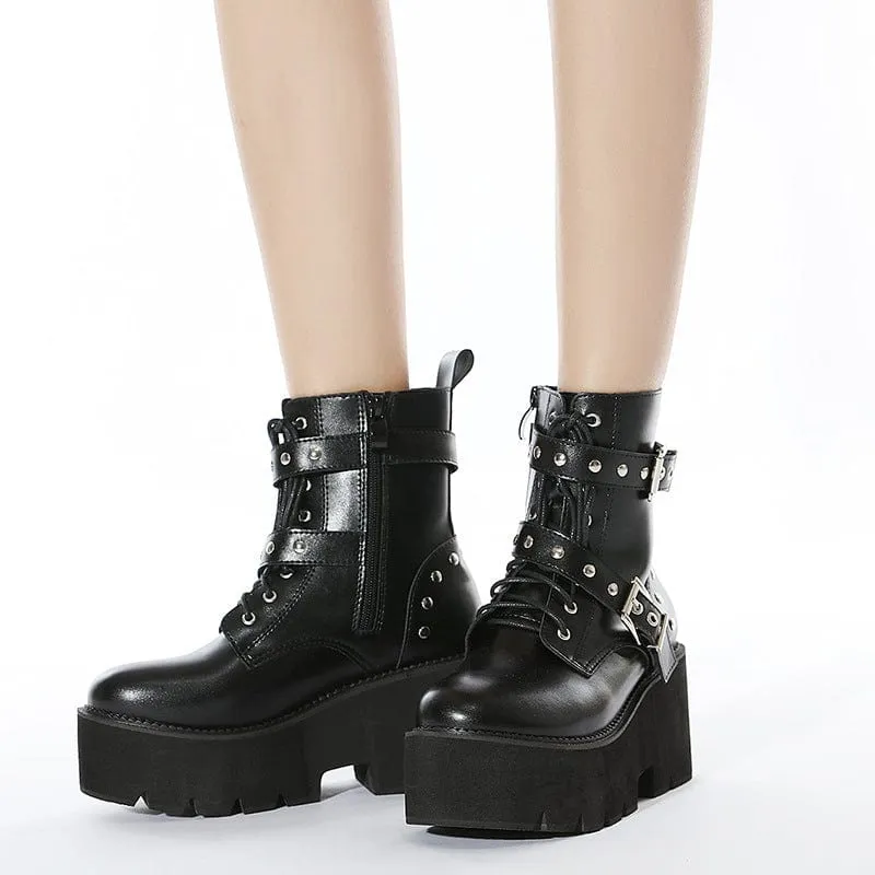 Lace-up Boots