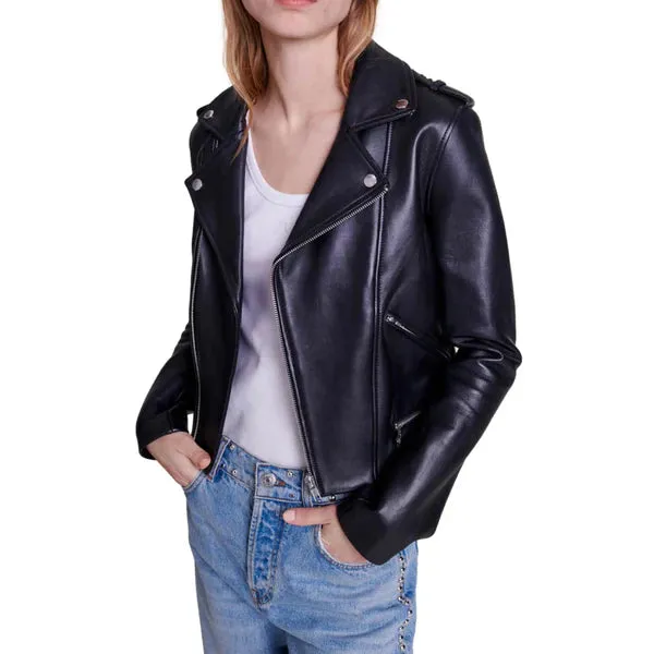 Women's Basalt Moto Leather Jacket